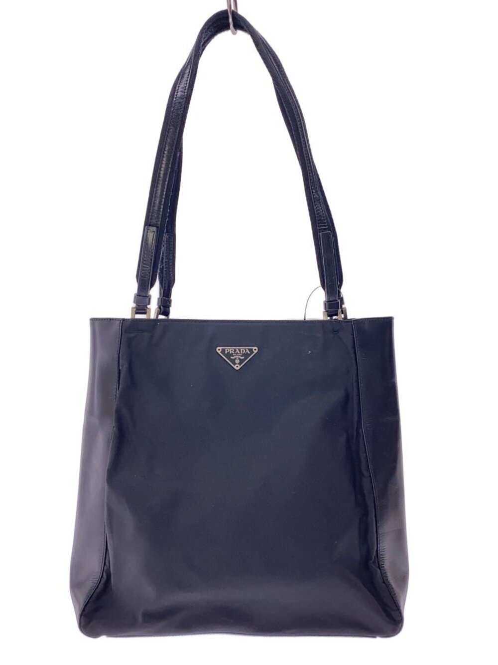 Prada Tote Tessuto Saffiano Bag Black